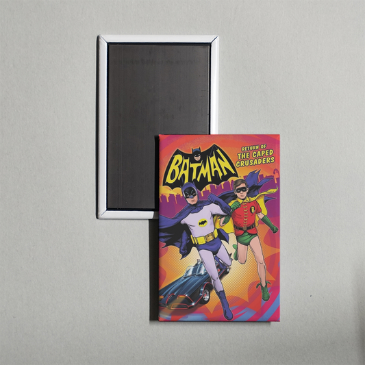 Batman Return of the Caped Crusaders Mini Movie Fridge Magnet