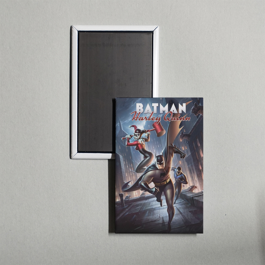 Batman and Harley Quinn Mini Movie Fridge Magnet