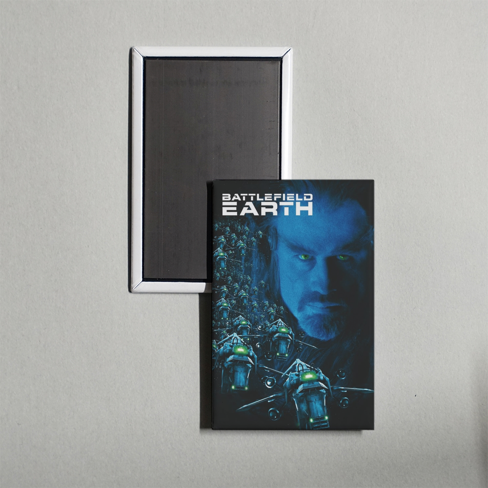 Battlefield Earth Mini Movie Fridge Magnet