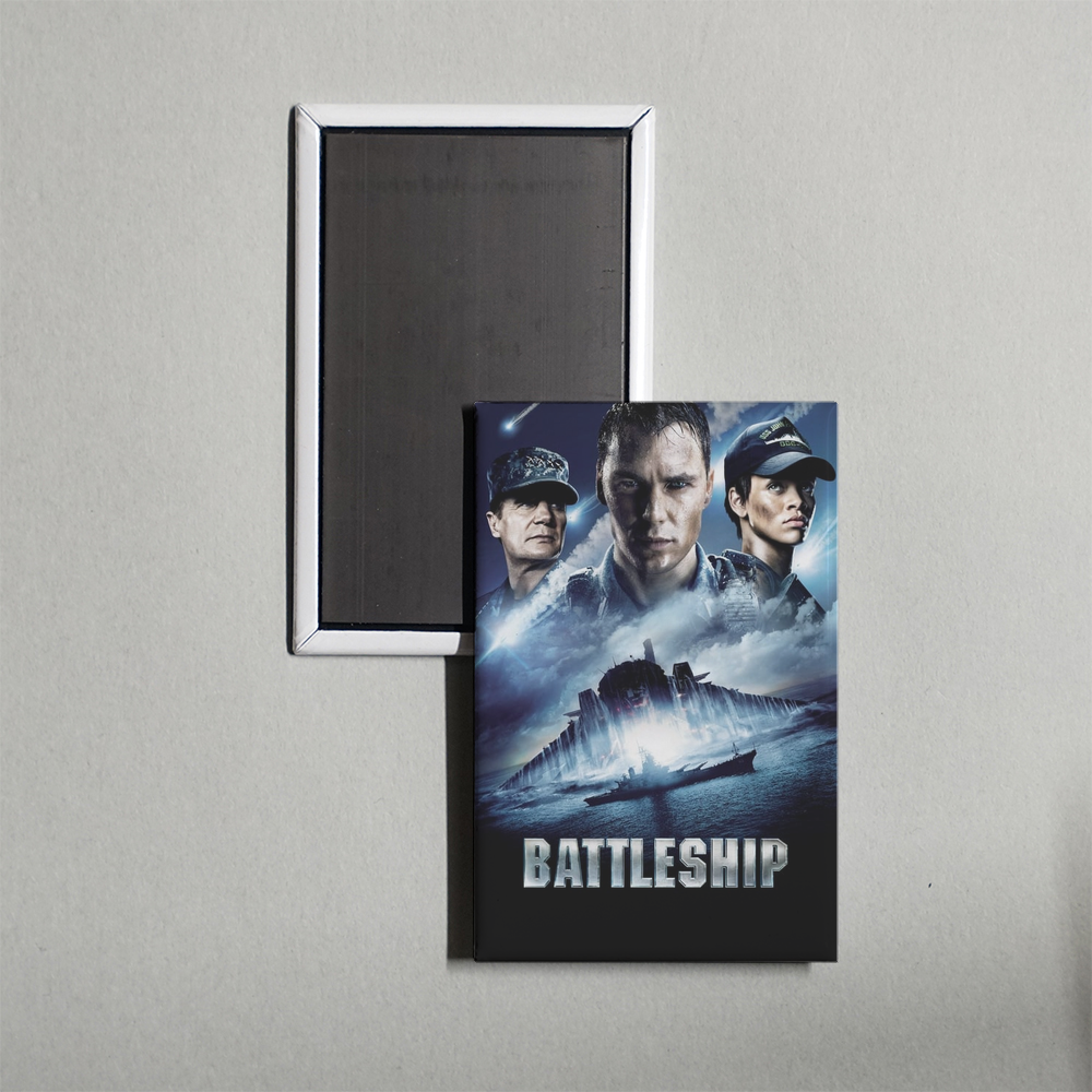 Battleship Mini Movie Fridge Magnet