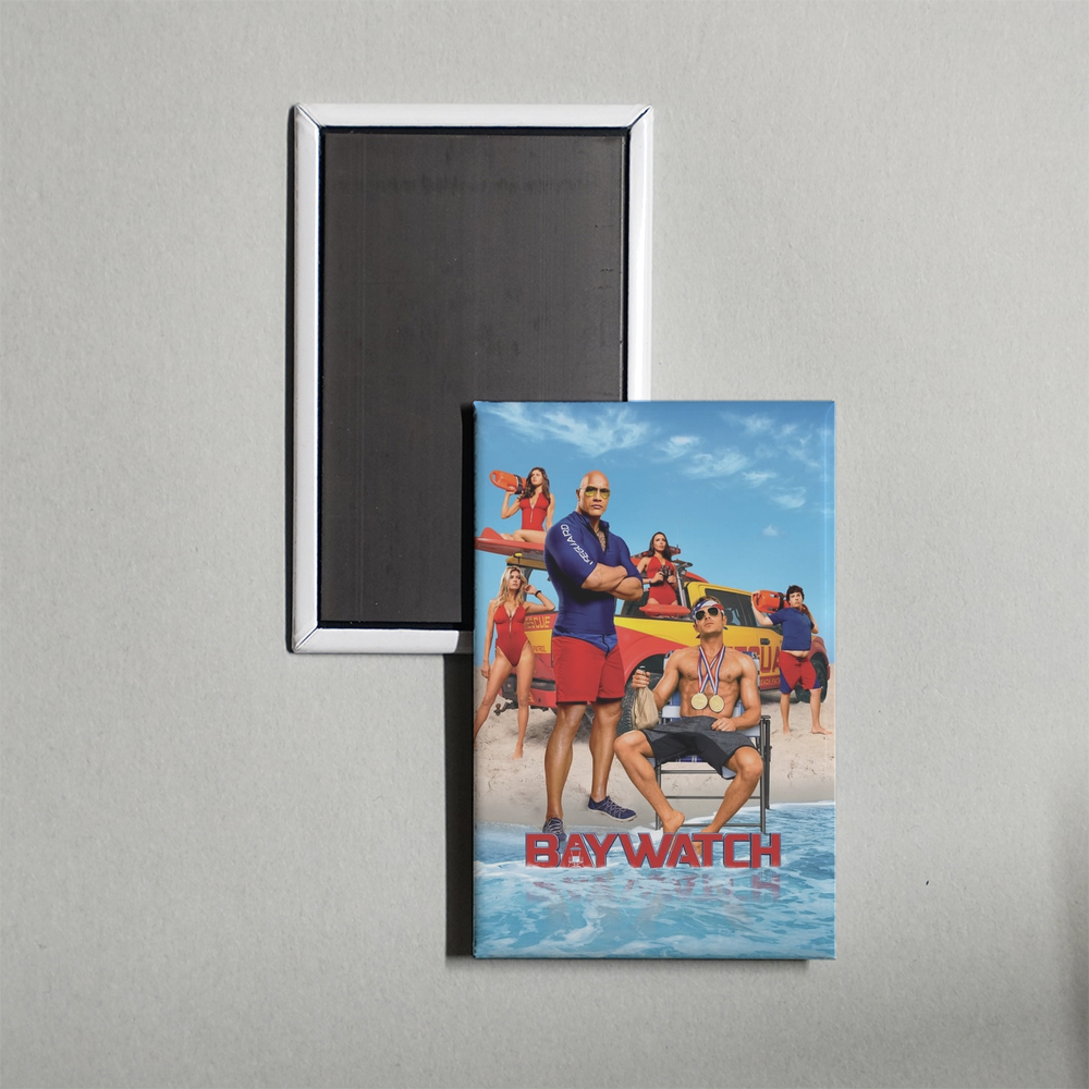 Baywatch Mini Movie Fridge Magnet