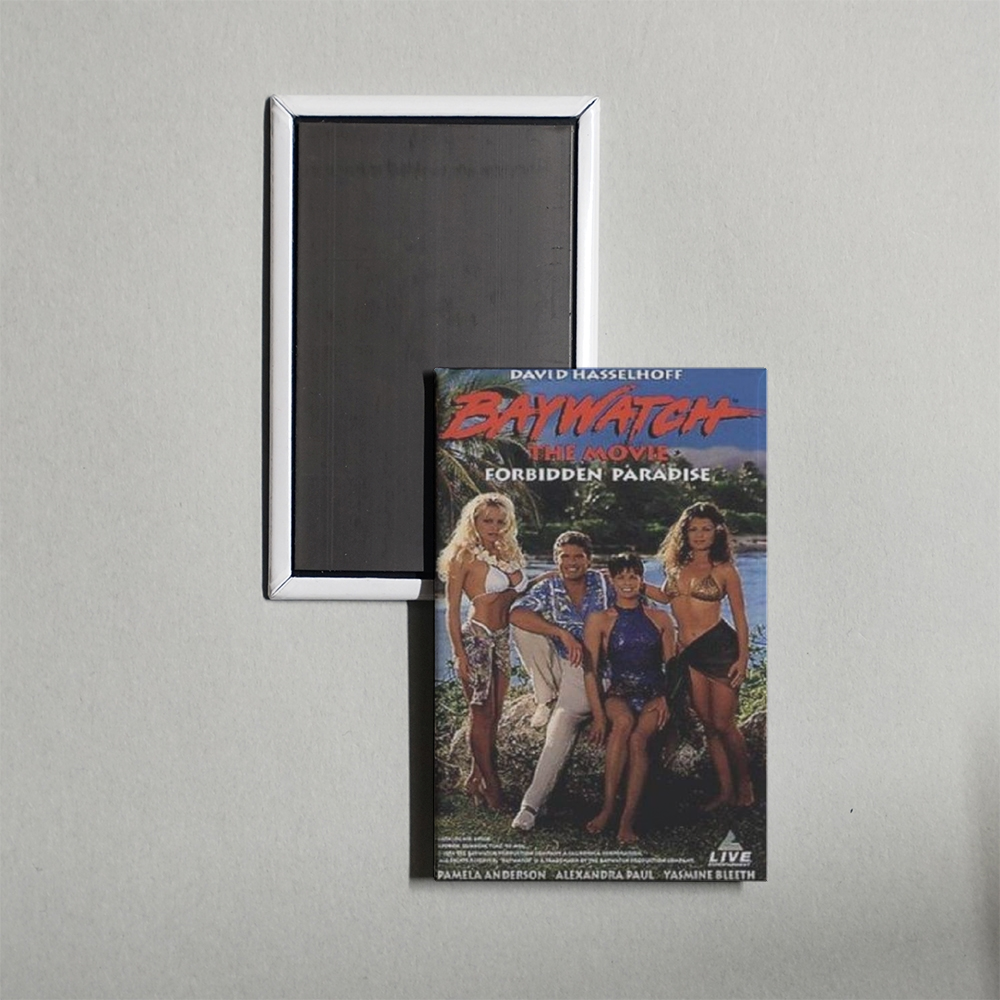 Baywatch Forbidden Paradise Mini Movie Fridge Magnet