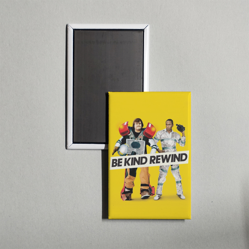 Be Kind Rewind Mini Movie Fridge Magnet