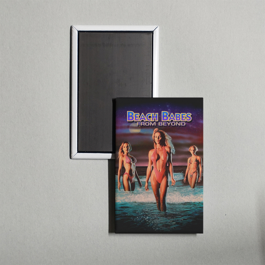 Beach Babes from Beyond Mini Movie Fridge Magnet