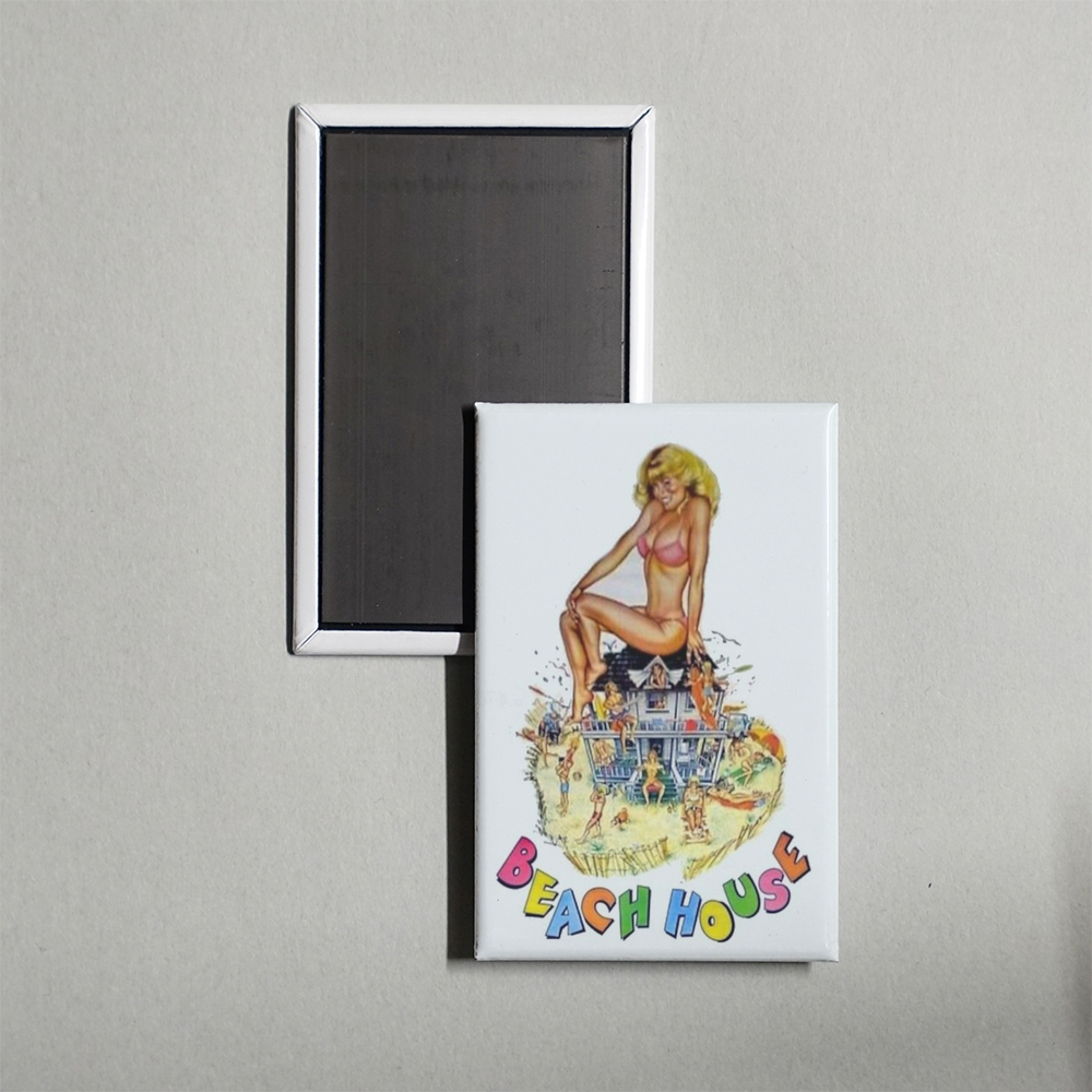 Beach House Mini Movie Fridge Magnet