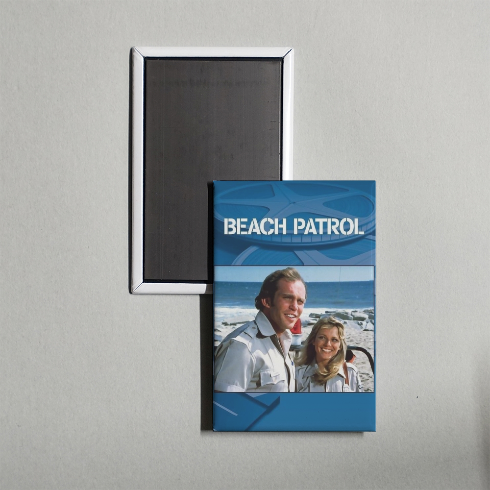 Beach Patrol Mini Movie Fridge Magnet
