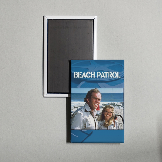 Beach Patrol Mini Movie Fridge Magnet