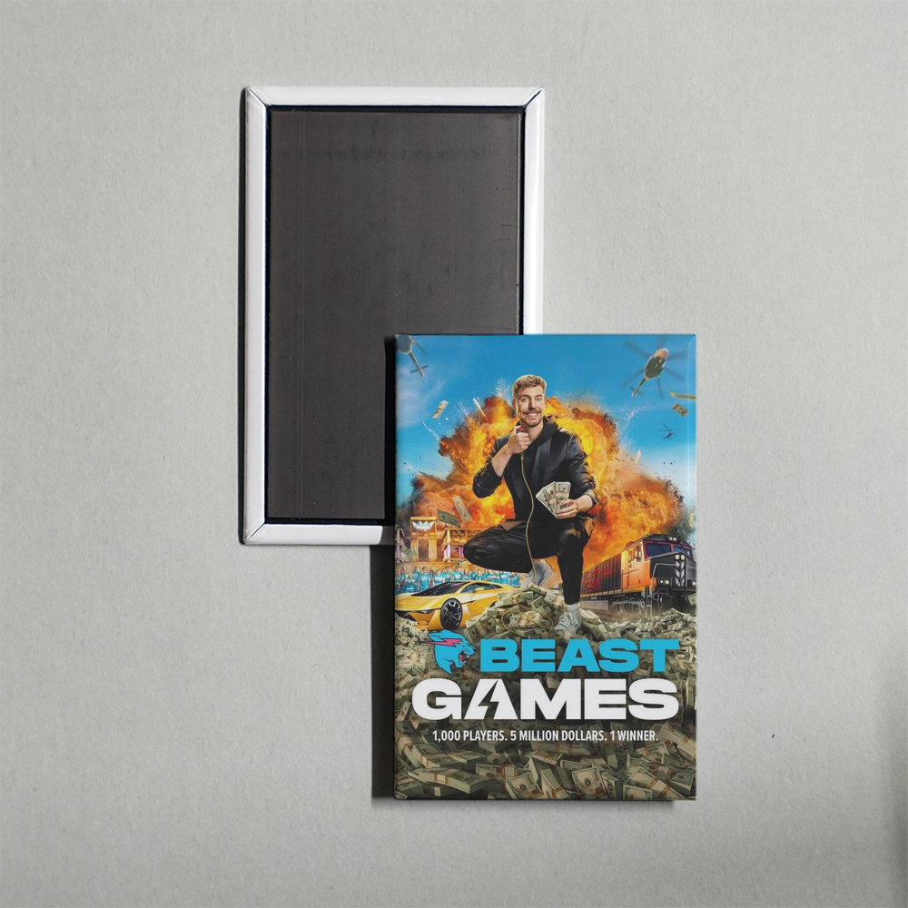 Beast Games TV Show Fridge Magnet