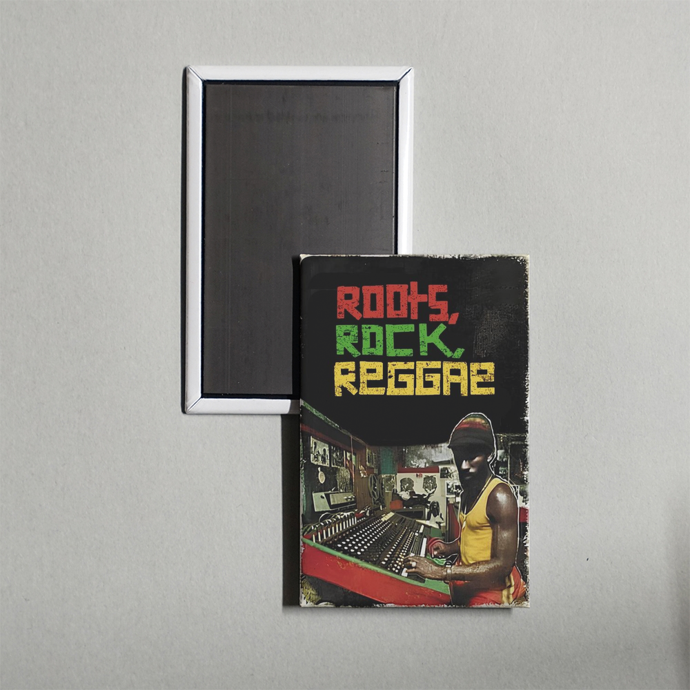 Beats of the Heart Roots Rock Reggae Mini Movie Fridge Magnet