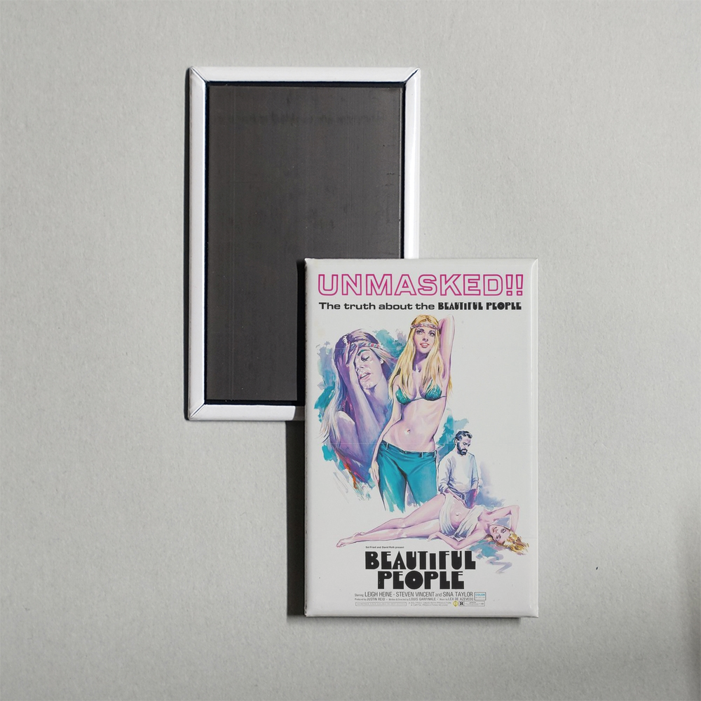 Beautiful People Mini Movie Fridge Magnet