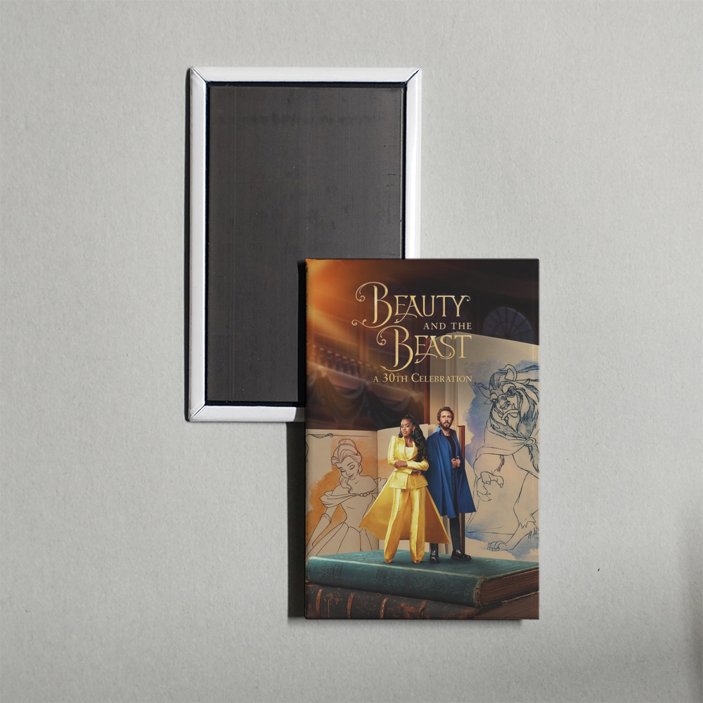 Beauty and the Beast A 30th Celebration Mini Movie Fridge Magnet