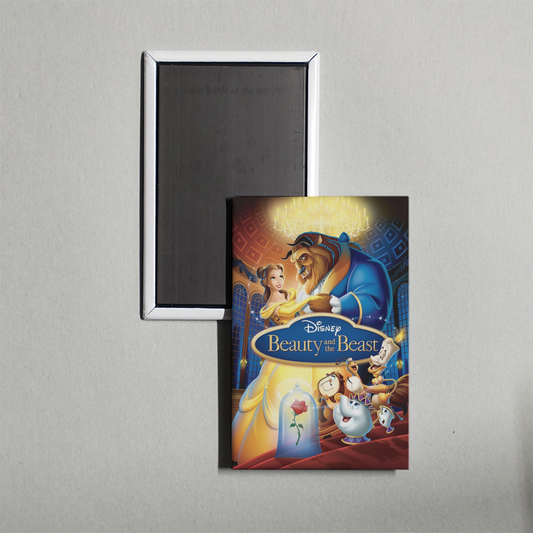 Beauty and the Beast [1991] B Mini Movie Fridge Magnet
