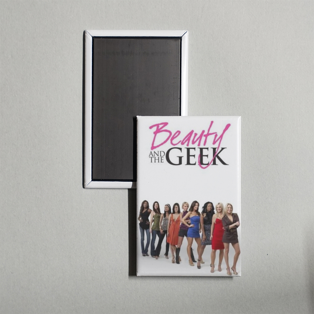 Beauty and the Geek TV Show Fridge Magnet
