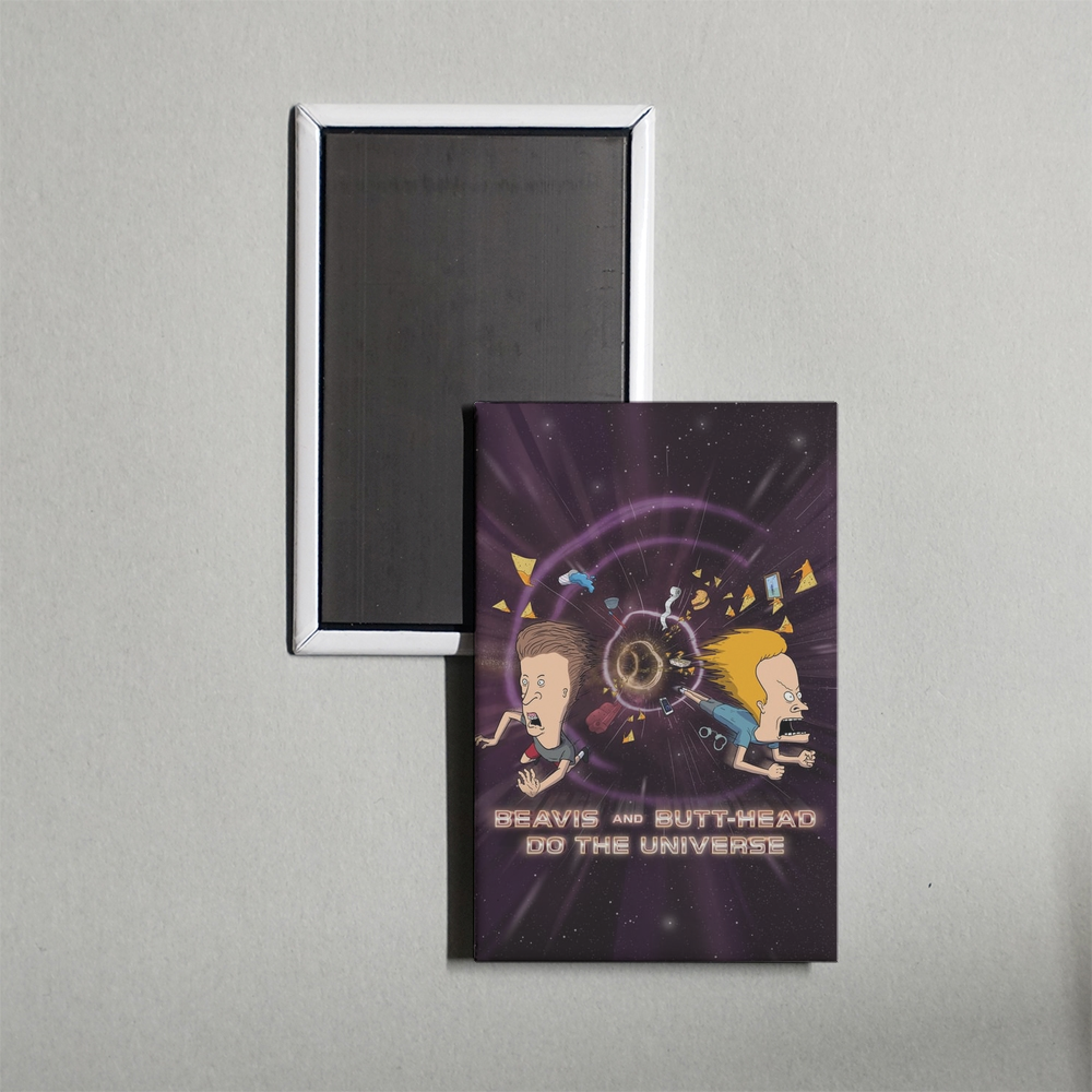Beavis and Butt-Head Do the Universe Mini Movie Fridge Magnet