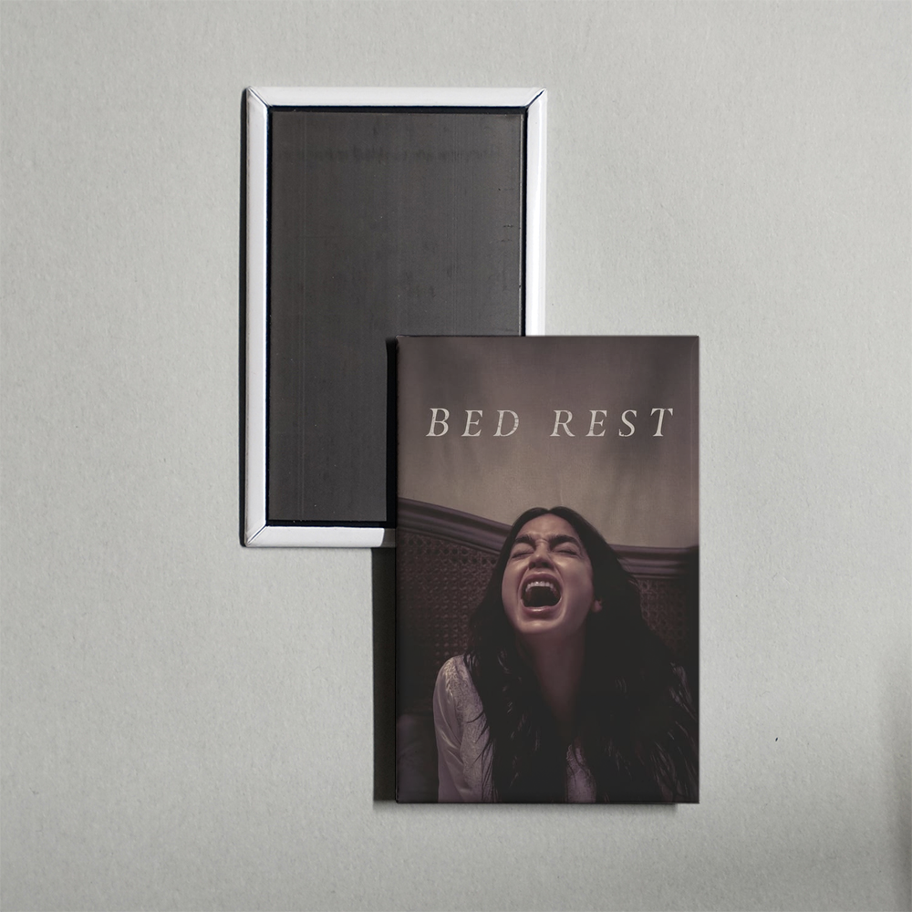 Bed Rest Mini Movie Fridge Magnet