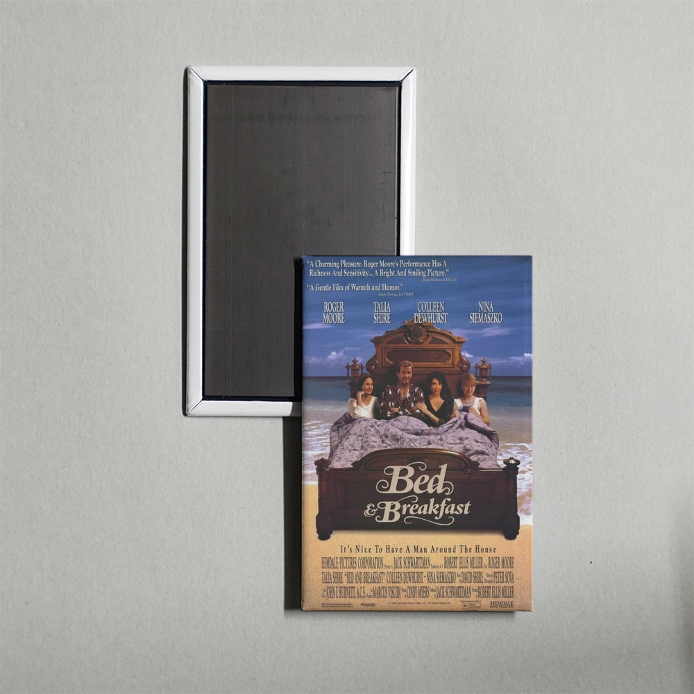 Bed & Breakfast Mini Movie Fridge Magnet