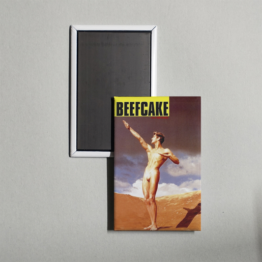 Beefcake Mini Movie Fridge Magnet