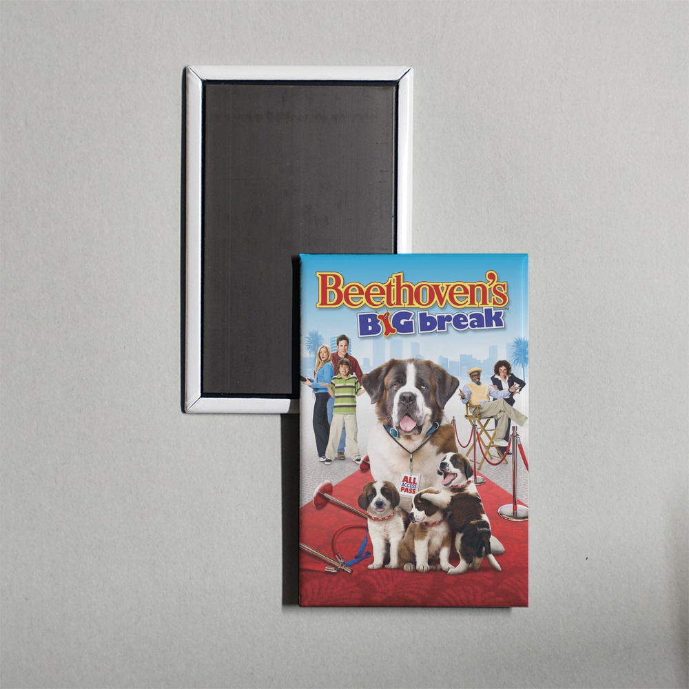 Beethoven's Big Break Mini Movie Fridge Magnet