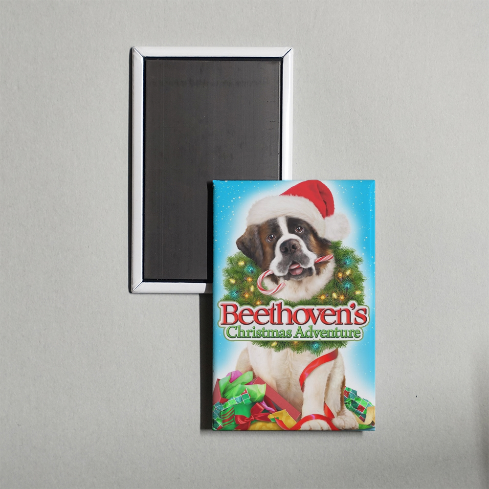 Beethoven's Christmas Adventure Mini Movie Fridge Magnet