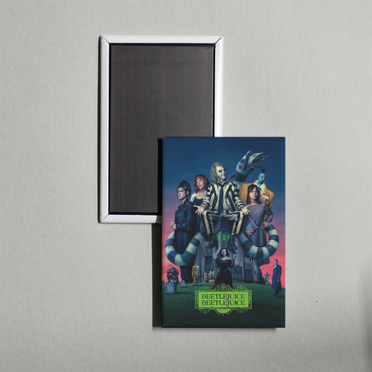 Beetlejuice Beetlejuice Mini Movie Fridge Magnet