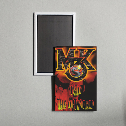 Behind Mortal Kombat 3 Into the Outworld Mini Movie Fridge Magnet
