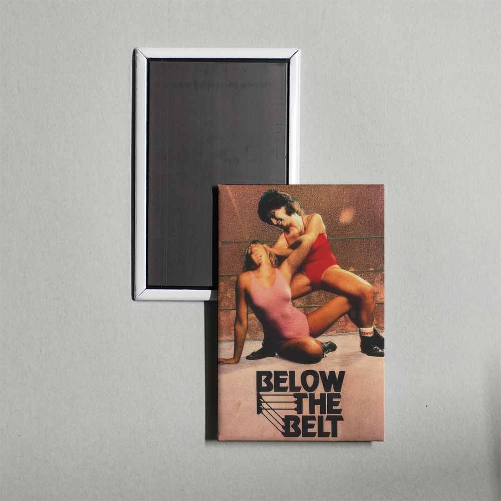 Below the Belt Mini Movie Fridge Magnet