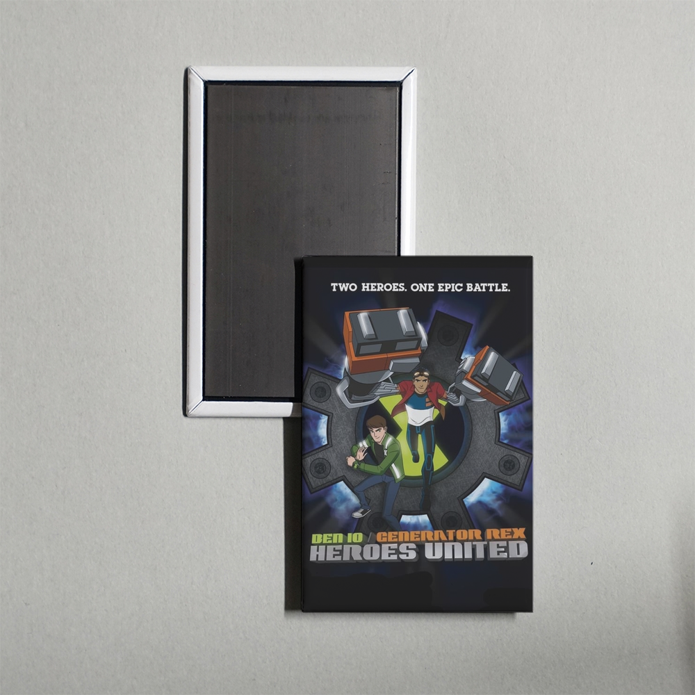 Ben 10 - Generator Rex Heroes United Mini Movie Fridge Magnet