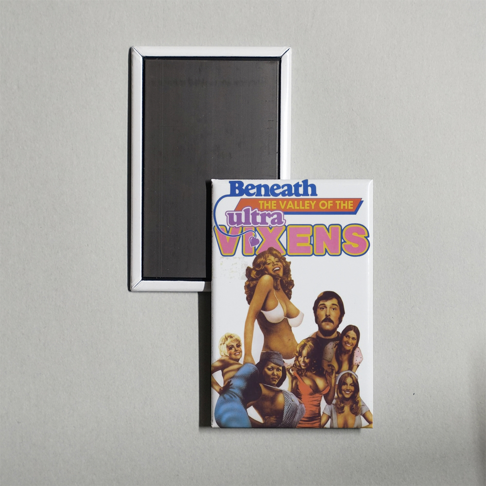 Beneath the Valley of the Ultra-Vixens Mini Movie Fridge Magnet