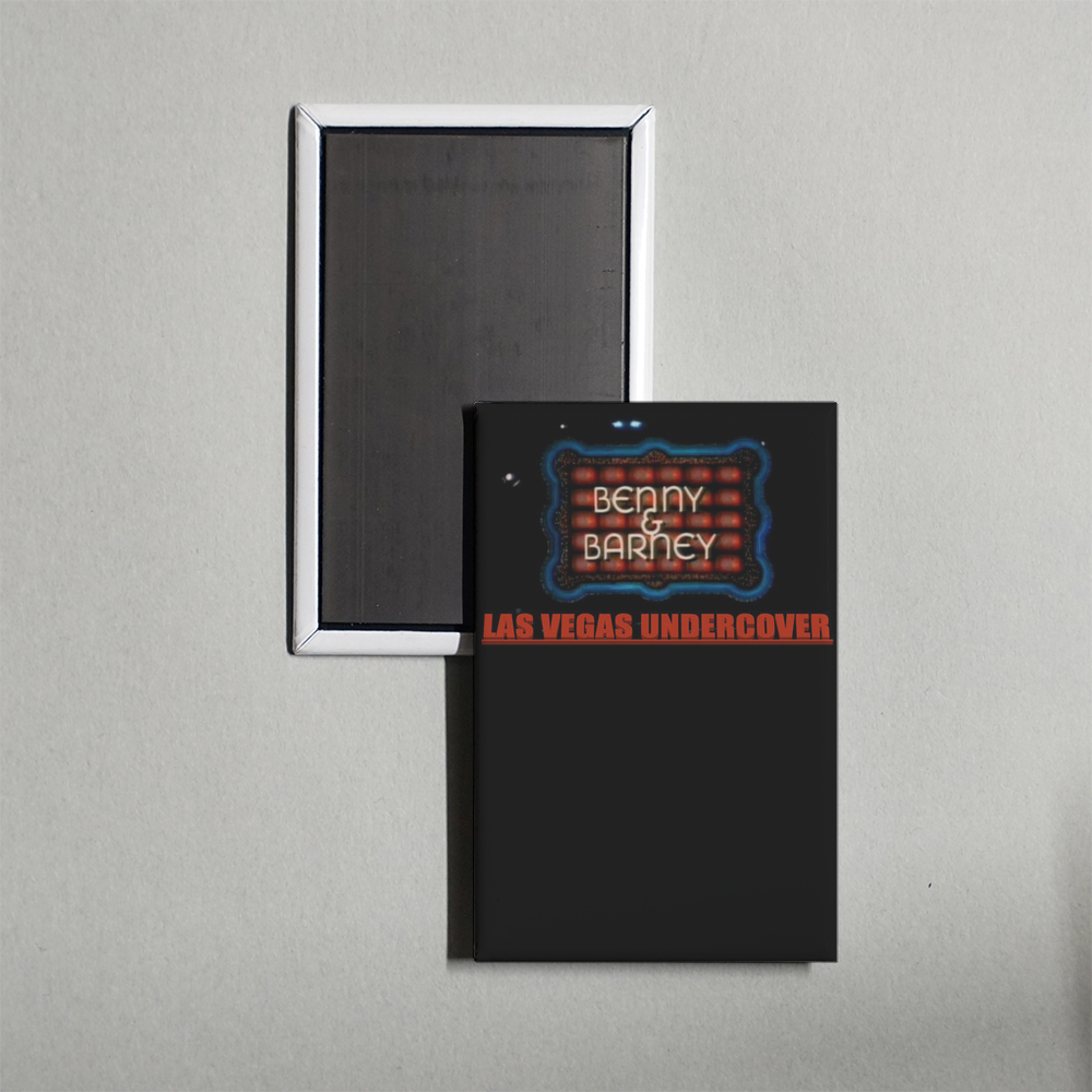 Benny & Barney Las Vegas Undercover Mini Movie Fridge Magnet