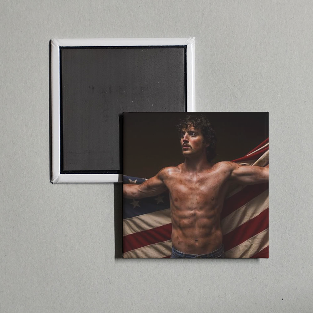 Benson Boone - American Heart Album Cover Fridge Magnet