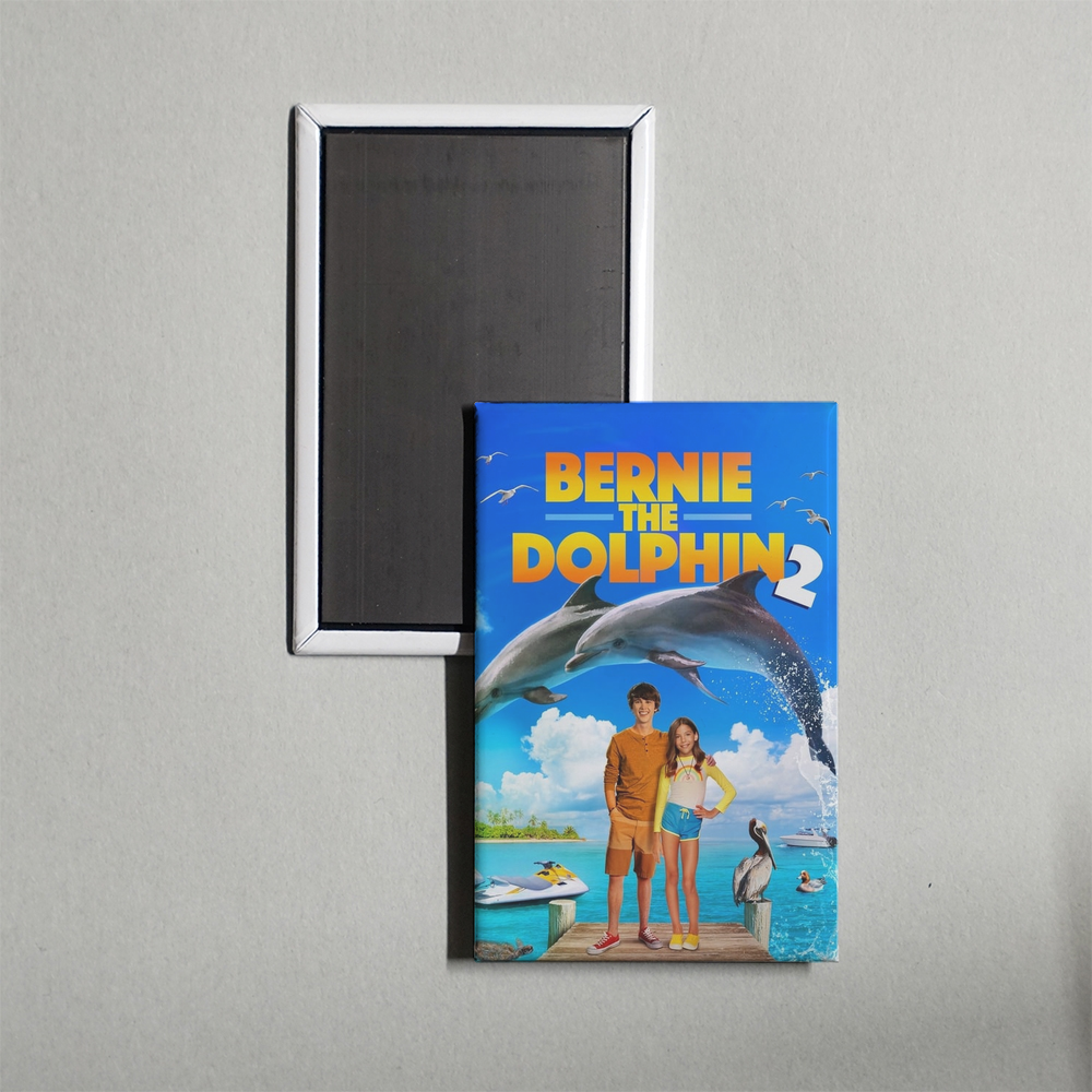 Bernie the Dolphin 2 Mini Movie Fridge Magnet
