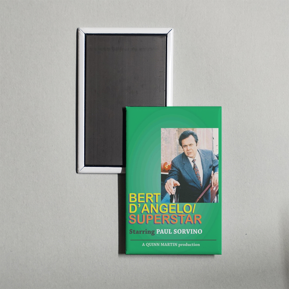 Bert D'Angelo Superstar TV Show Fridge Magnet