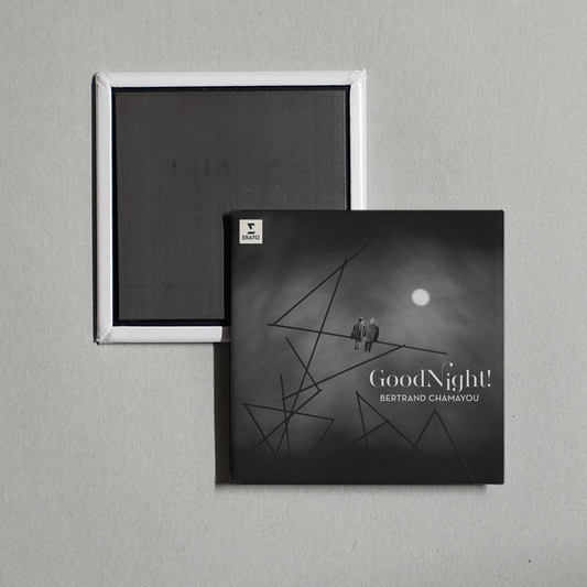 Bertrand Chamayou - Good Night! Album Cover Fridge Magnet