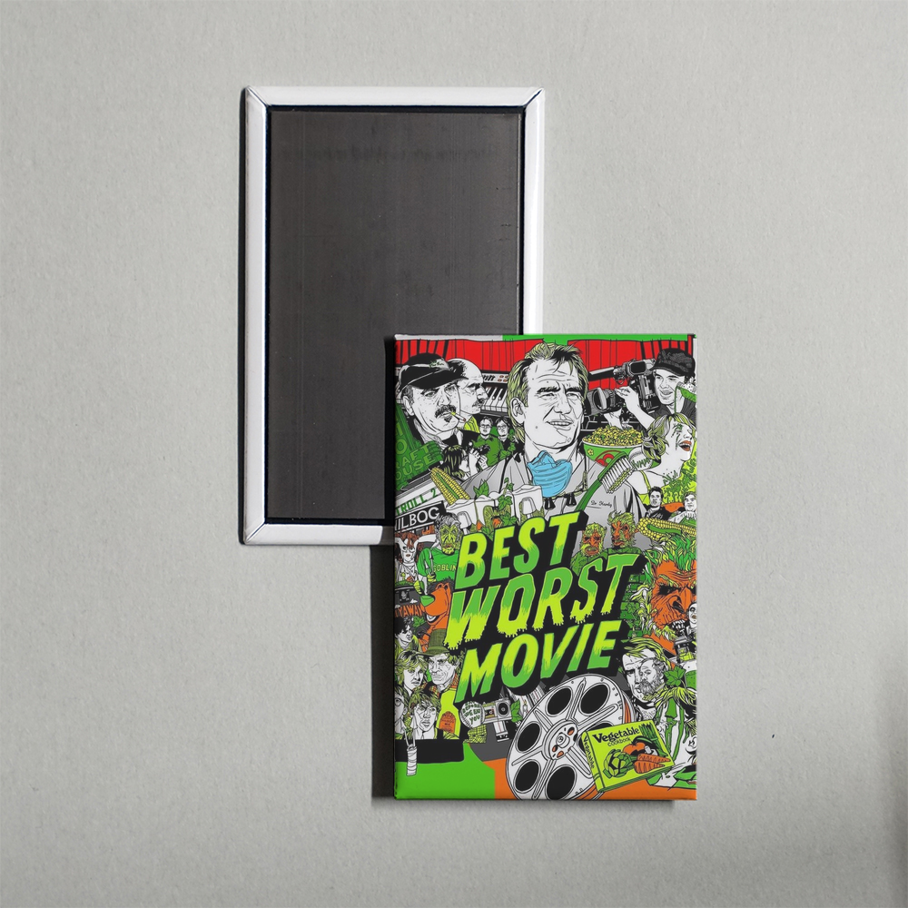 Best Worst Movie Mini Movie Fridge Magnet