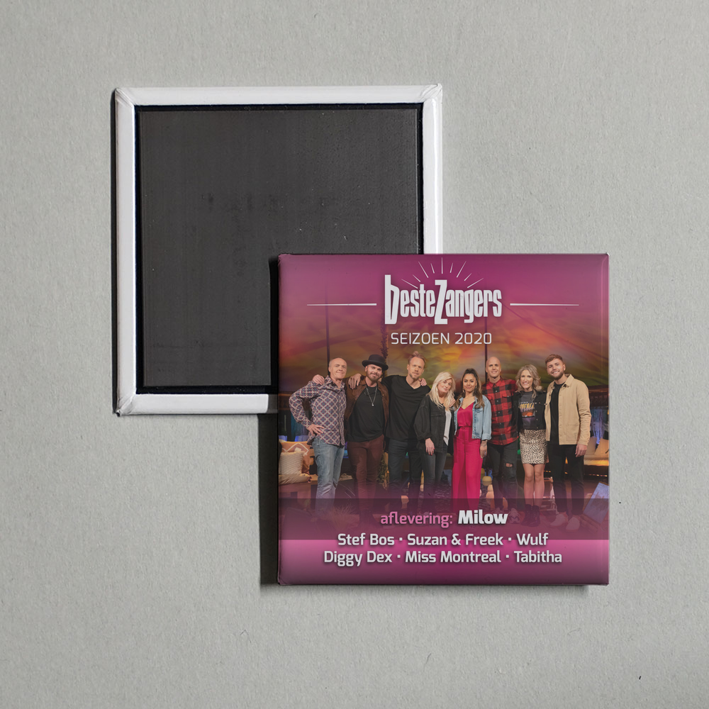 Beste Zangers - Beste Zangers Seizoen 2020 (Aflevering 6 - Milow) Album Cover Fridge Magnet