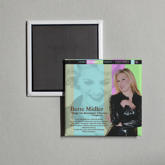 Bette Midler - Bette Midler Sings The Rosemary Clooney Songbook Album Cover Fridge Magnet