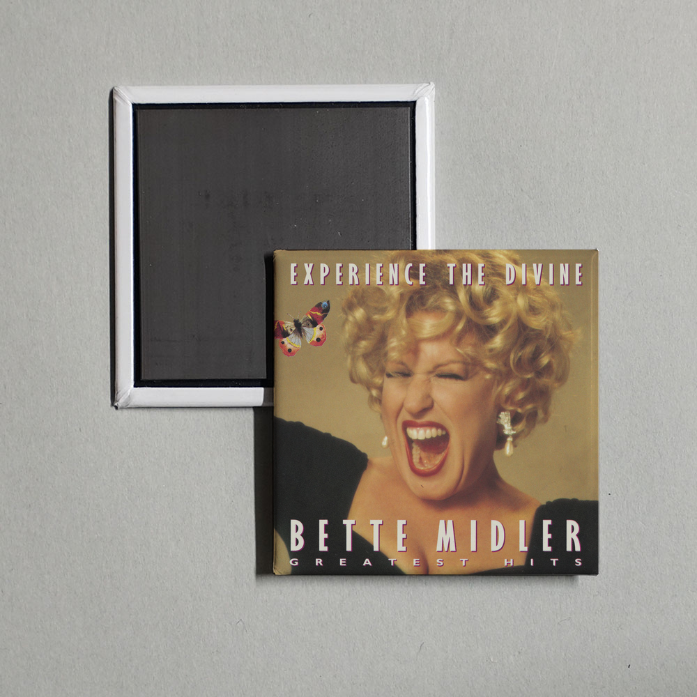 Bette Midler - Experience The Divine (Greatest Hits) Album Cover Fridge Magnet