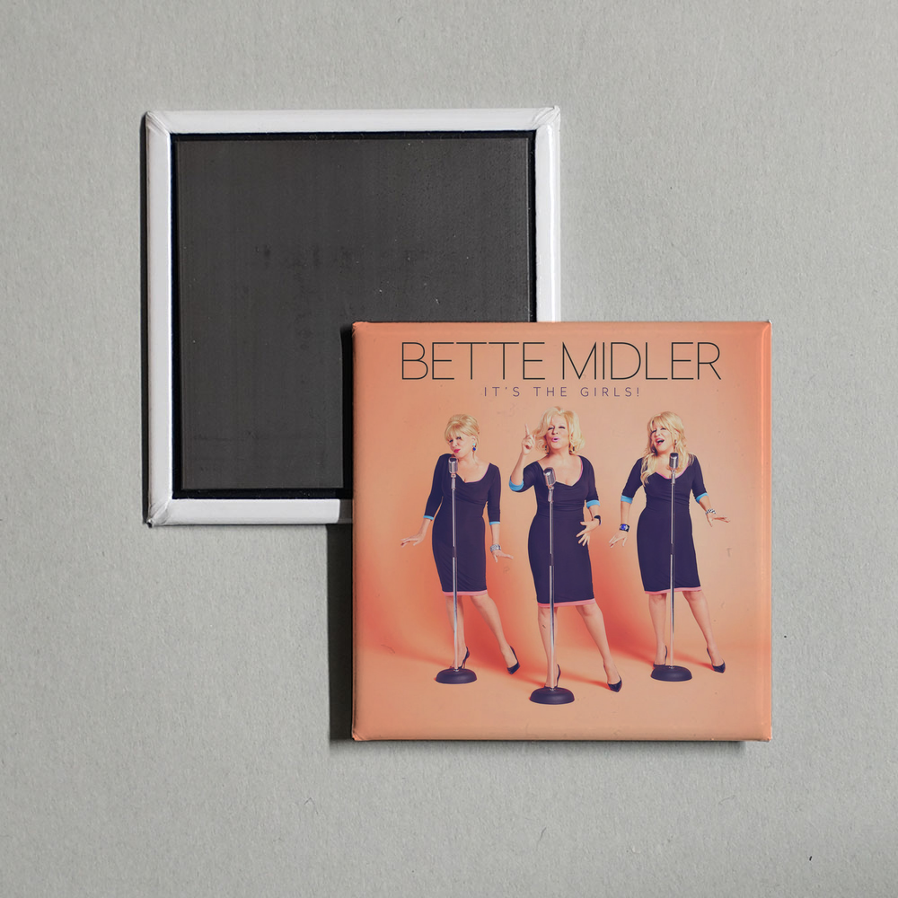 Bette Midler - It's the Girls Album Cover Fridge Magnet