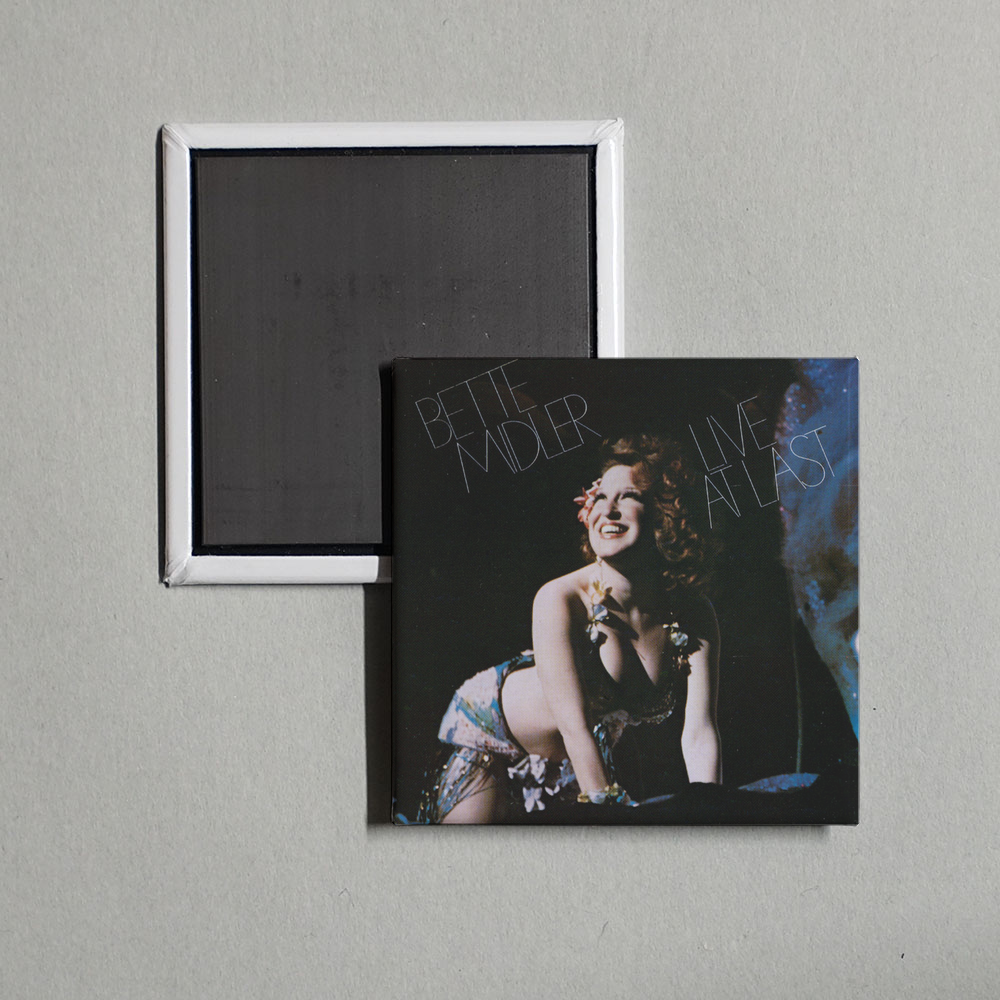 Bette Midler - Live at Last Album Cover Fridge Magnet