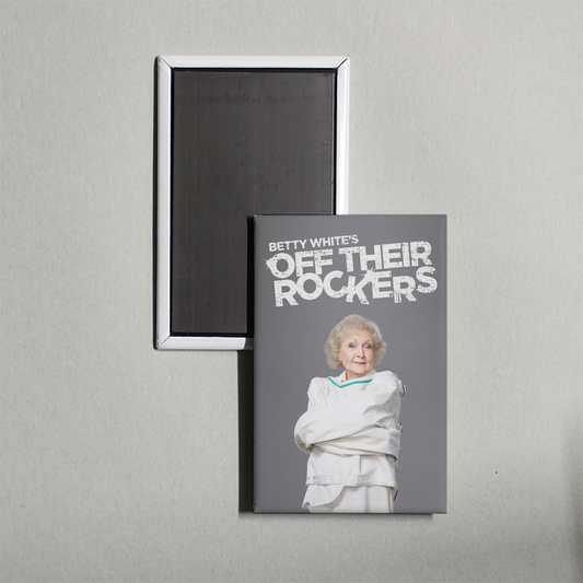 Betty White's Off Their Rockers TV Show Fridge Magnet