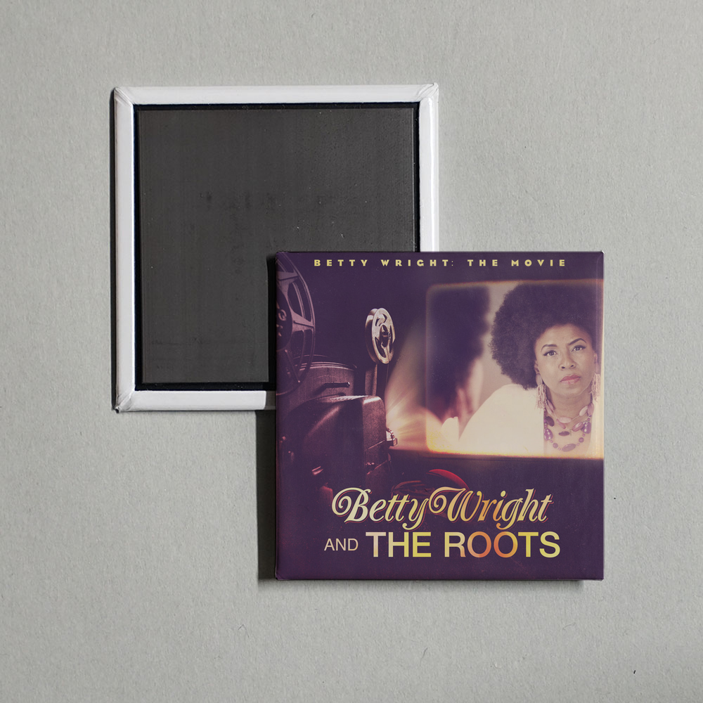 Betty Wright - Betty Wright The Movie Album Cover Fridge Magnet