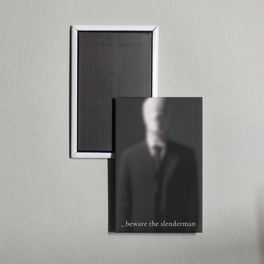 Beware the Slenderman Mini Movie Fridge Magnet