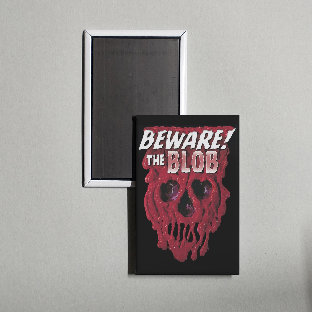 Beware! The Blob Mini Movie Fridge Magnet