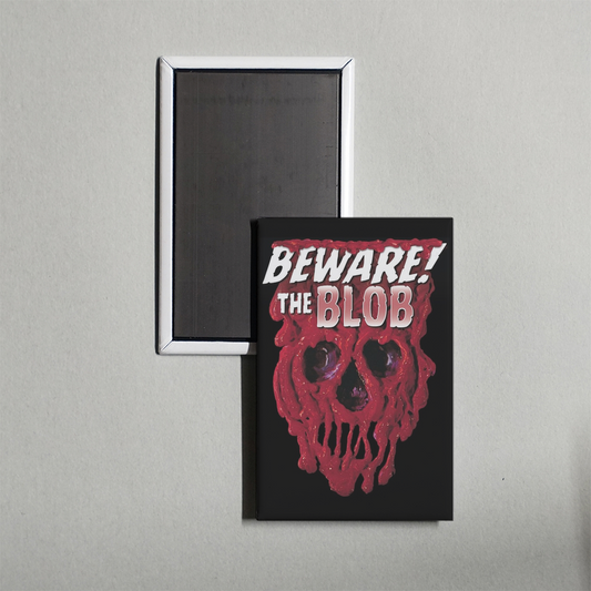 Beware! The Blob Mini Movie Fridge Magnet