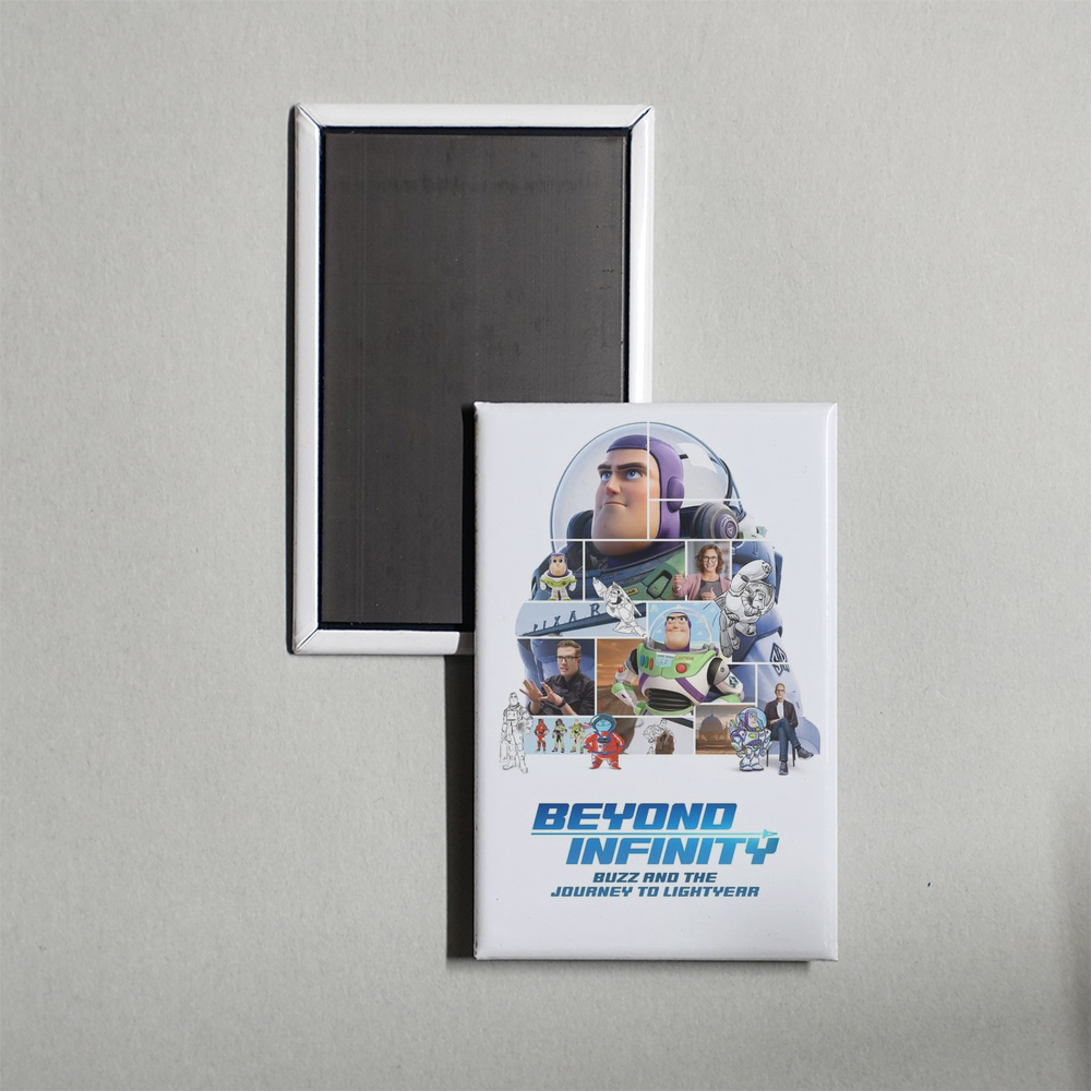 Beyond Infinity Buzz and the Journey to Lightyear Mini Movie Fridge Magnet