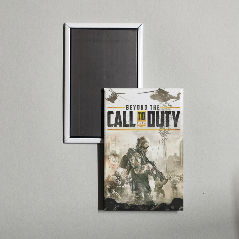 Beyond the Call to Duty Mini Movie Fridge Magnet