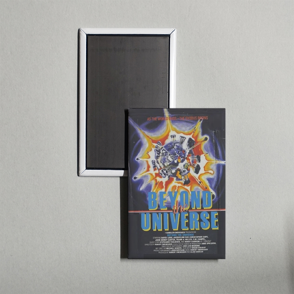 Beyond the Universe Mini Movie Fridge Magnet