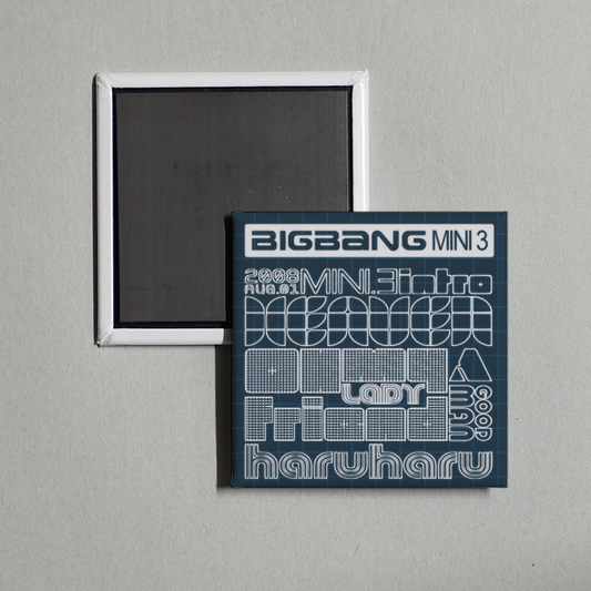 BigBang - Stand Up 3rd Mini Album (2008) Album Cover Fridge Magnet