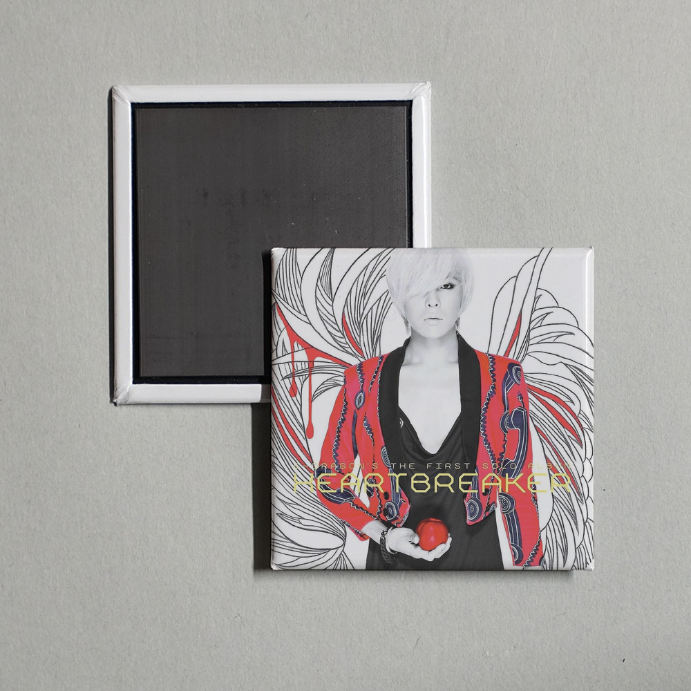 BigBang G-Dragon - Heartbreaker (2009) Album Cover Fridge Magnet