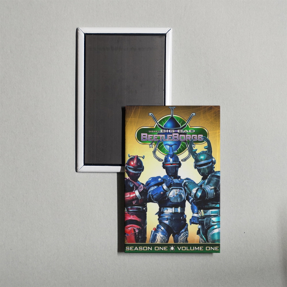 Big Bad BeetleBorgs TV Show Fridge Magnet